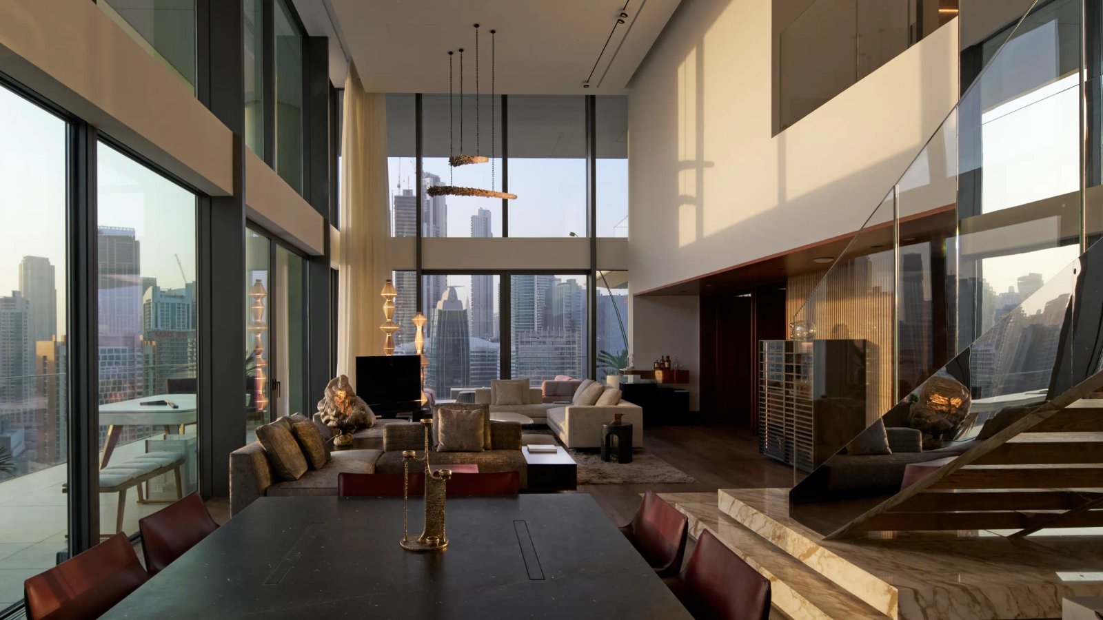 Contemporary luxury mansion interior