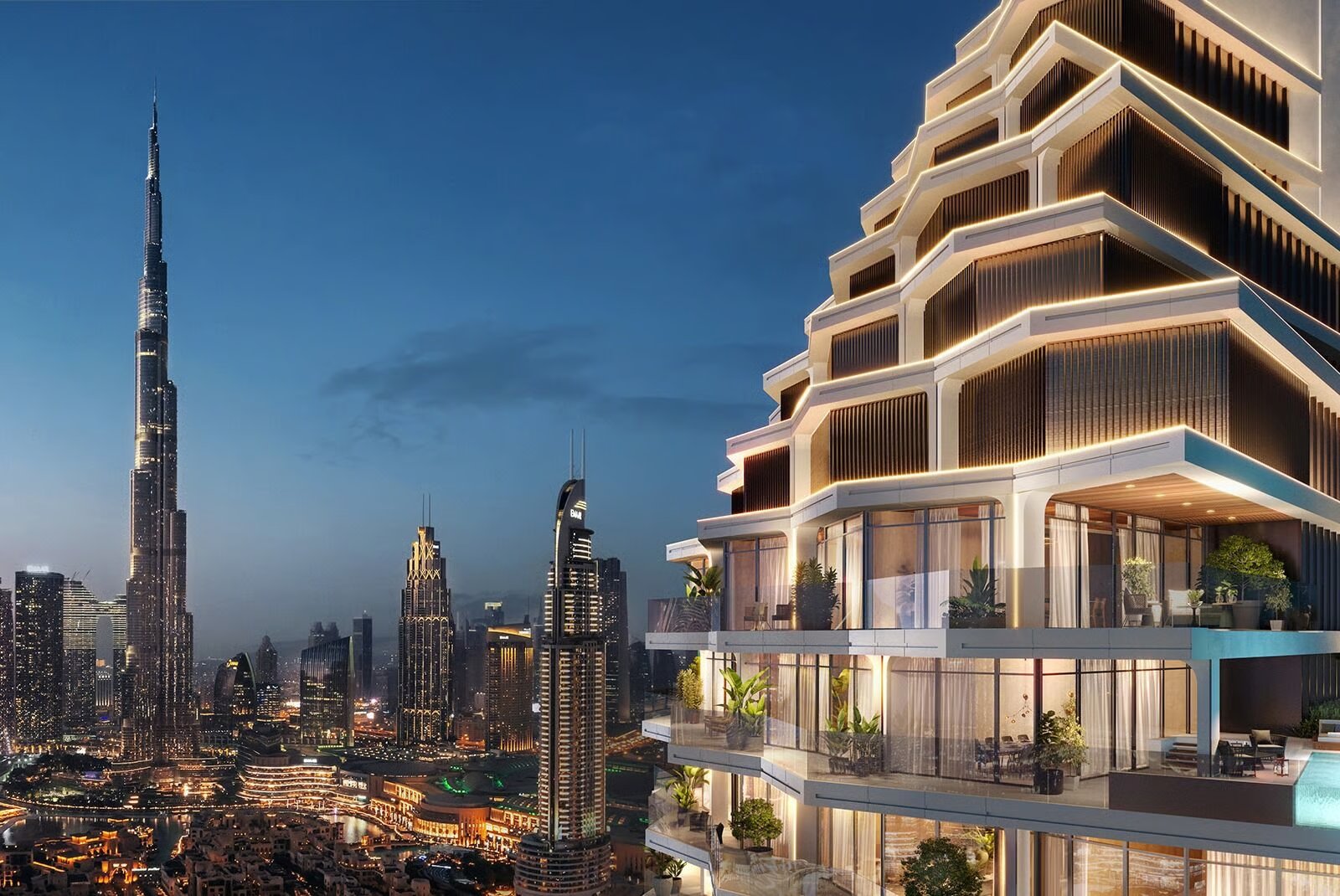 Designer mansion with high-end interiors